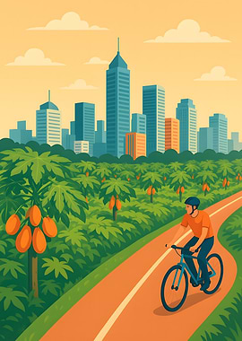 Cityscape Cycling Adventure