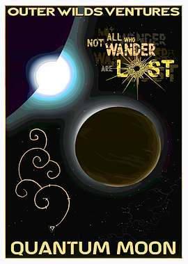 Outer Wilds Ventures: Quantum Moon Poster