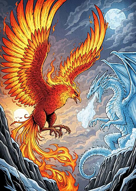 Phoenix versus Dragon Fantasy