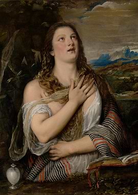 Titian – The Penitent Magdalene (c. 1565) | Renaissance Devotion and Emotion