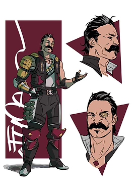 Apex Legends Fuse Character Illustration