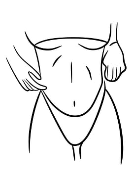 Minimalist Body Line Art