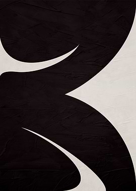 Abstract Black and White Art