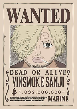 Sanji Wanted after Wano