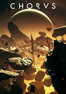 Chorus Game Asteroid Field Space Scene