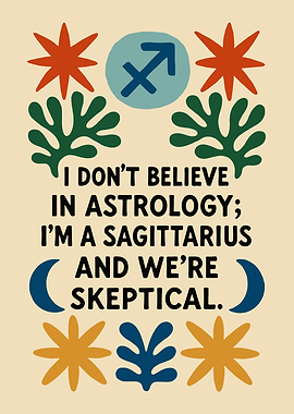 Sagittarius Skepticism Astrology Art