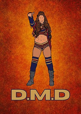 Britt Baker DMD Wrestling Fan Art Poster