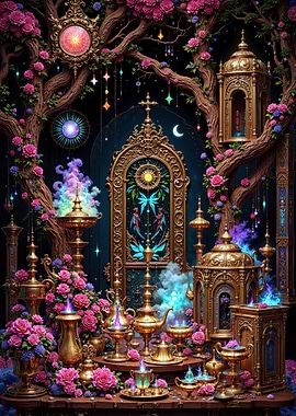 Enchanted Golden Tea Party