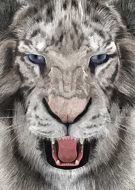 White Tiger Head