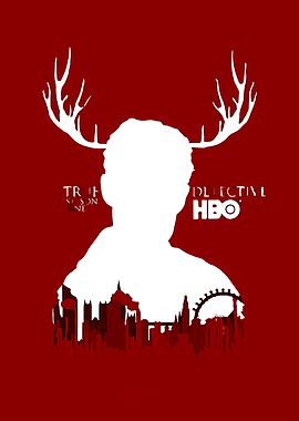True Detective Season One Silhouette Poster