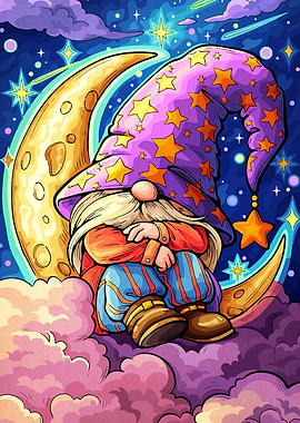 Gnome on the Moon