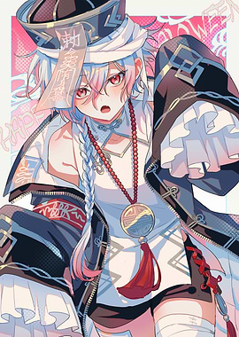 Anime Character in Traditional Chinese Outfit