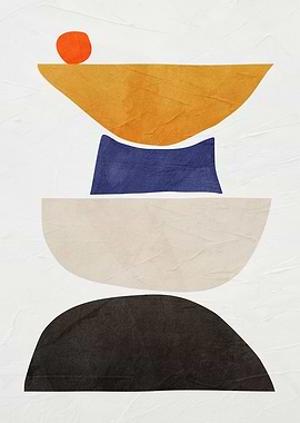 Abstract Shapes Composition