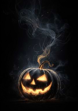 Glowing Halloween Pumpkin