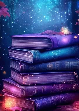 Stack of Books Magical