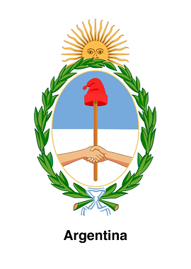 Argentina Coat of Arms Illustration