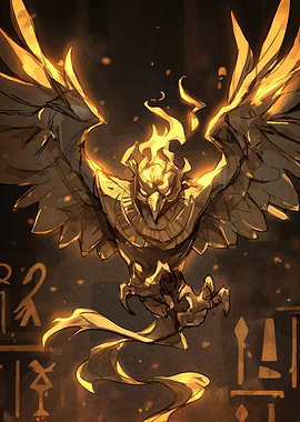 Golden Phoenix Animal