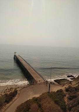 Coastal Pier View