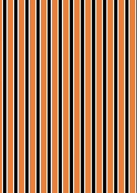 Orange, Black, and White Striped Pattern