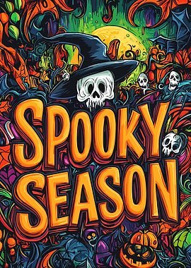 Spooky Season Halloween Art