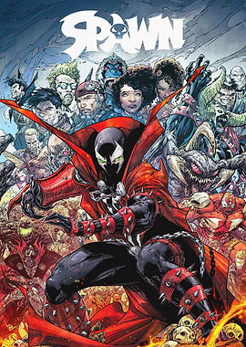 Spawn Comic Book Cover Art