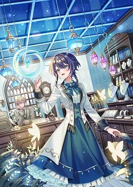 Anime Girl in Jewelry Store