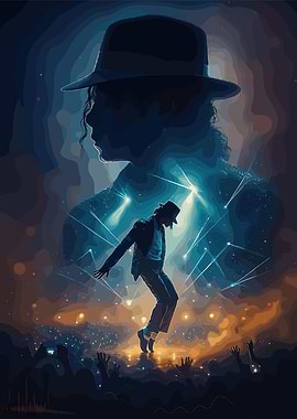 Michael Jackson Performance Digital Art