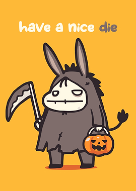Have a Nice Die Halloween Cartoon