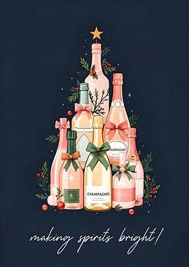 Champagne Christmas Tree