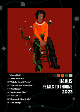 D4VD's Petals to Thorns Album Cover