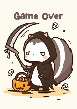 Skunk Grim Reaper Game Over