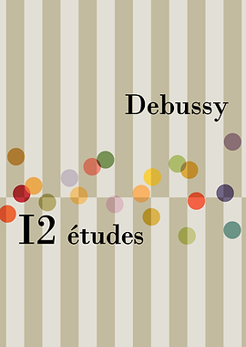 Debussy 12 études album cover art