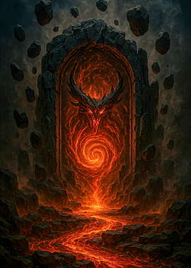 Fiery Portal to Another World