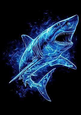Electric Blue Shark