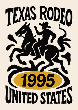 Texas Rodeo 1995 United States Poster