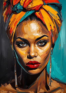 Portrait of a Woman with Turban