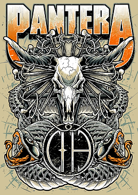 Pantera Band Graphic Art