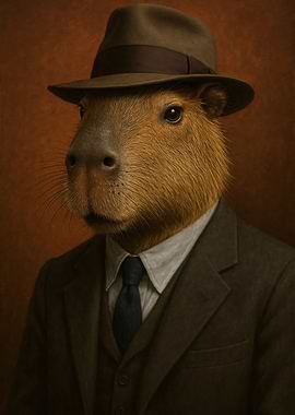 Capybara in Suit