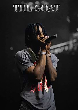 Polo G performing live on stage