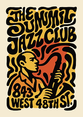 The Summit Jazz Club Poster