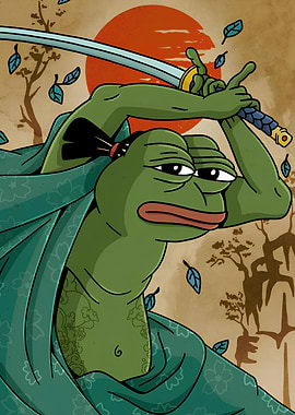Pepe the Frog Samurai