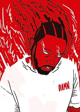 Kendrick Lamar DAMN. Album Art