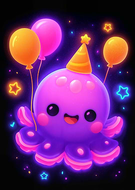 Cute Octopus Birthday Party