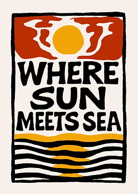 Where Sun Meets Sea Poster