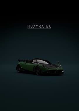 Green Pagani Huayra BC Car