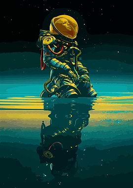 Astronaut Reflection