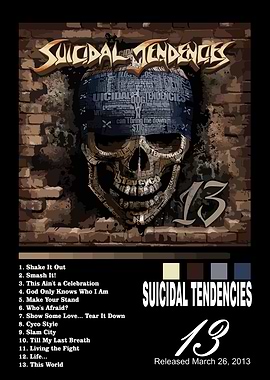 Suicidal Tendencies '13' Album Art