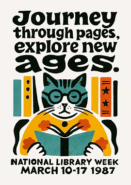 National Library Week 1987 Poster