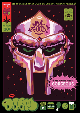MF DOOM 'MM..FOOD' Album Art