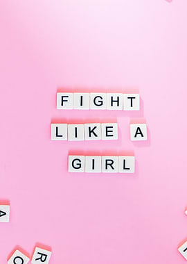 Fight Like a Girl Typography